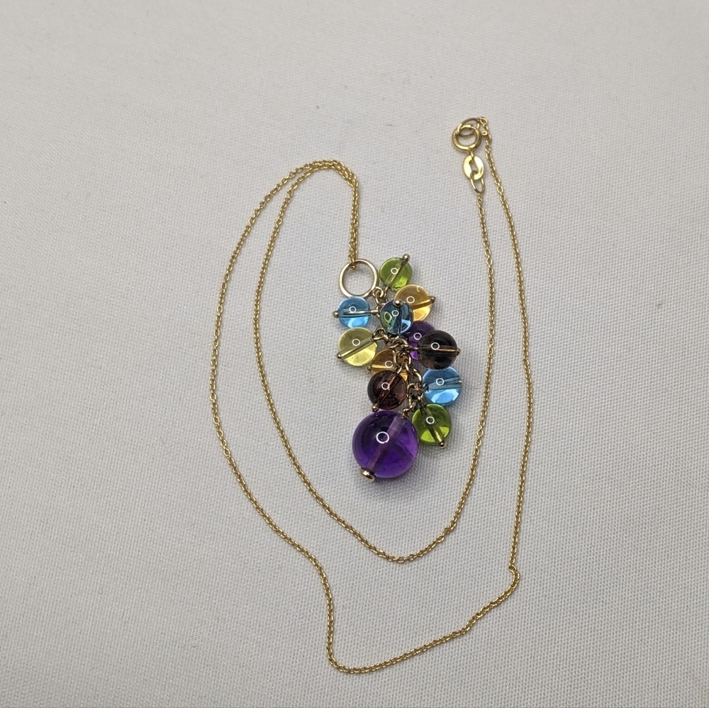 14k BH Effy Gemstone Necklace